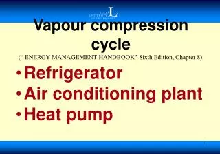 Vapour compression cycle