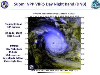 Suomi NPP VIIRS Day Night Band (DNB)