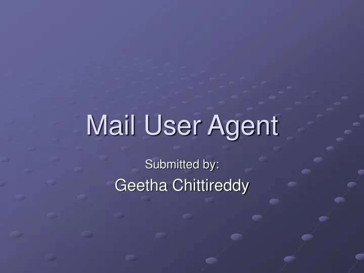 mail user agent