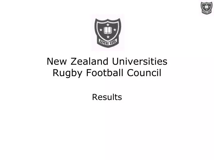 new zealand universities rugby football council