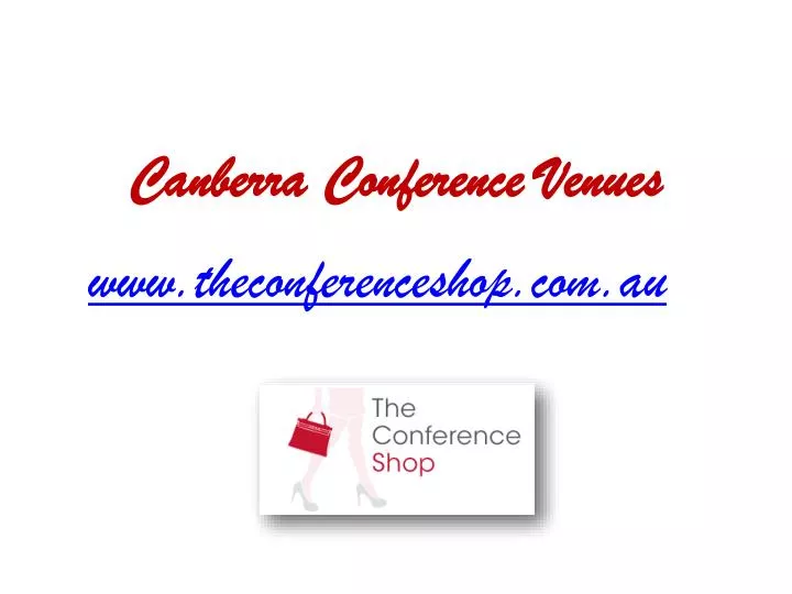 canberra conference venues