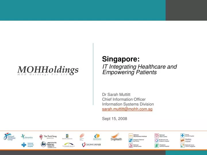 singapore it integrating healthcare and empowering patients