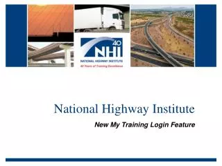 National Highway Institute