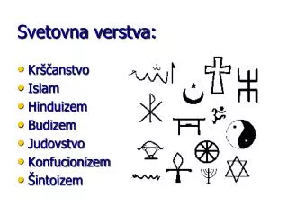 svetovna verstva