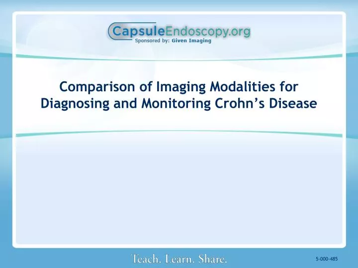 comparison of imaging modalities for diagnosing and monitoring crohn s disease