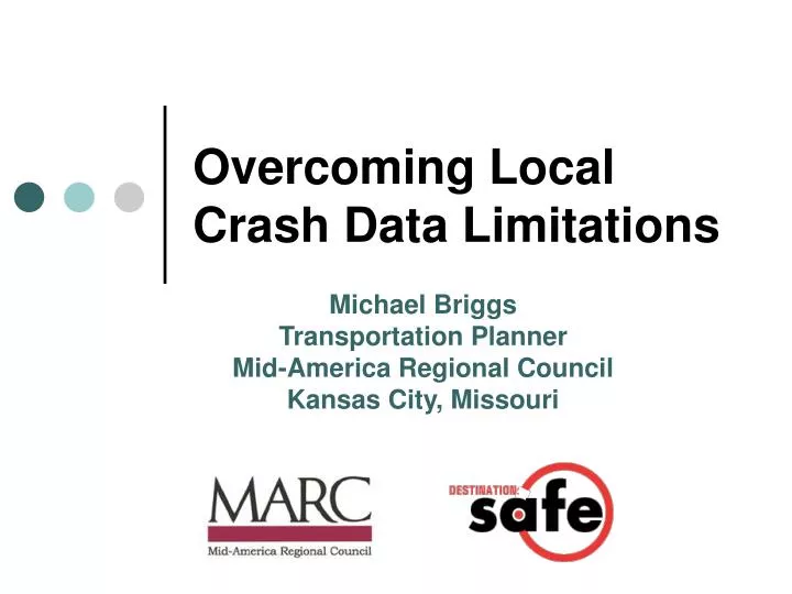 overcoming local crash data limitations