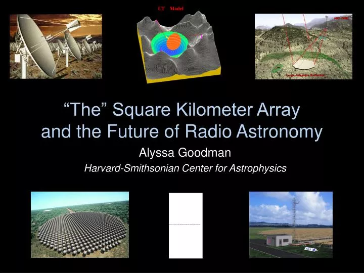 the square kilometer array and the future of radio astronomy