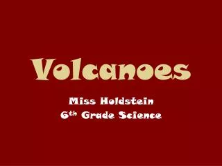 volcanoes