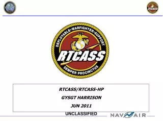 RTCASS/RTCASS-HP GYSGT HARRISON JUN 2011