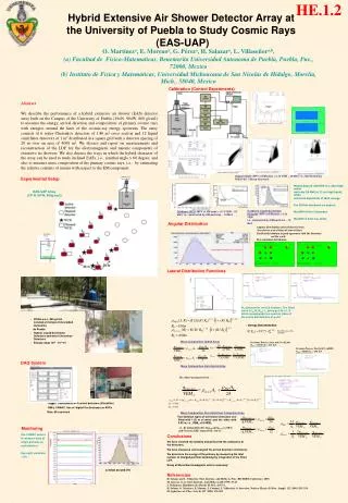 Hybrid Extensive Air Shower Detector Array at the University of Puebla to Study Cosmic Rays