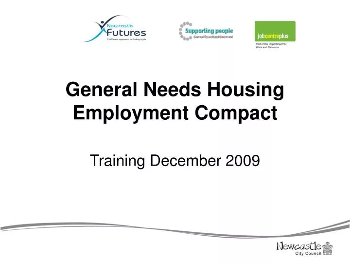 general needs housing employment compact