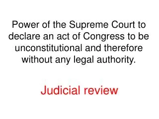 Judicial review