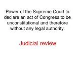 Judicial review - slide 1
