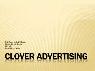 About Clover Advertising
