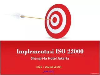Implementasi ISO 22000