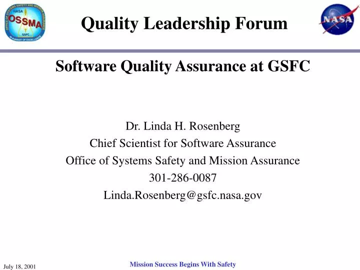 quality leadership forum