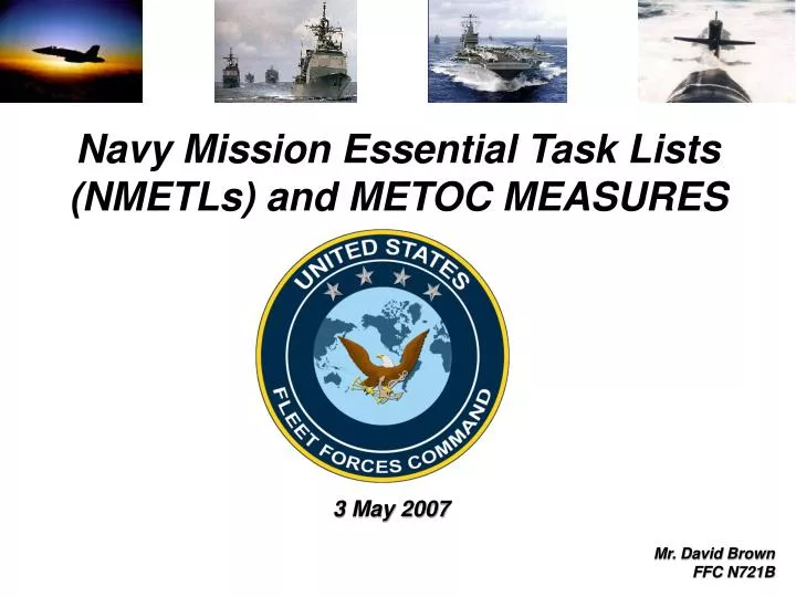navy mission essential task lists nmetls and metoc measures