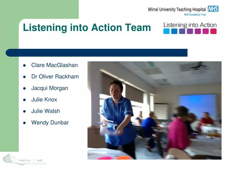 listening into action team
