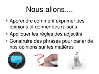 nous allons