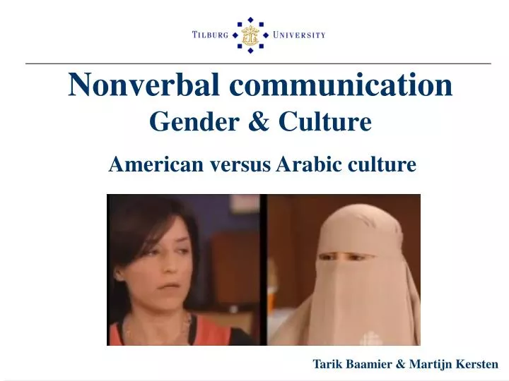 nonverbal communication gender culture