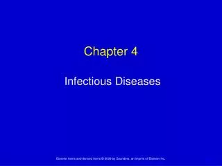 Chapter 4 Infectious Diseases