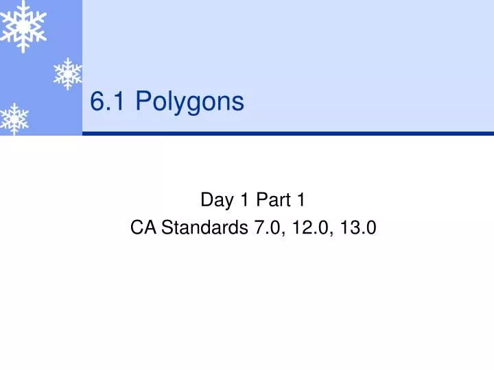 6 1 polygons