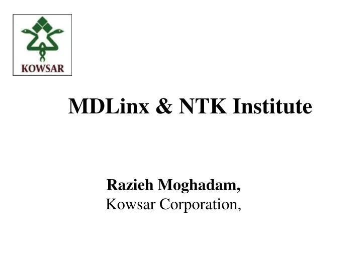 mdlinx ntk institute