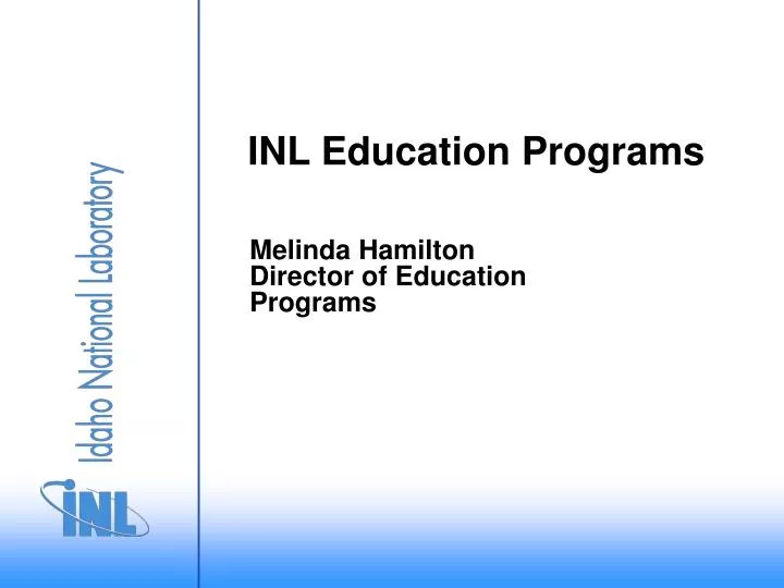 inl education programs
