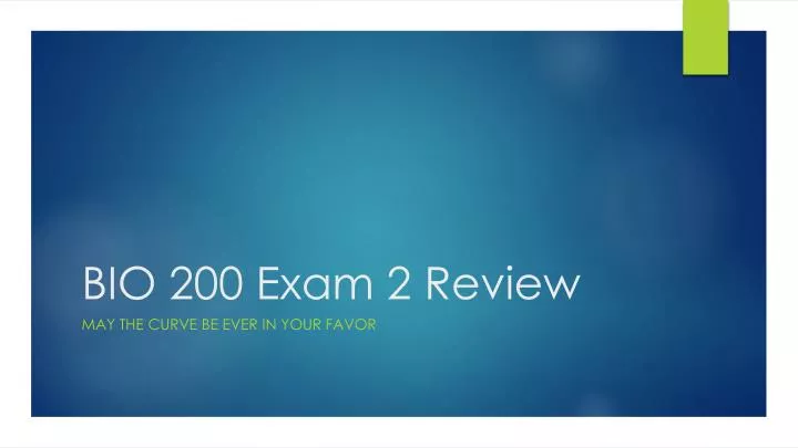 bio 200 exam 2 review