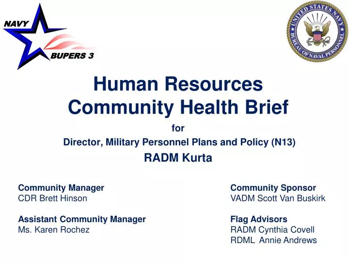 human resources community health brief