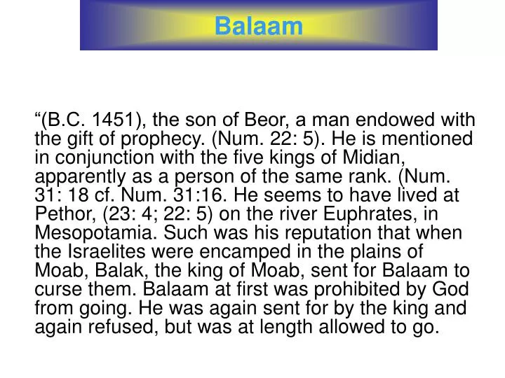 balaam