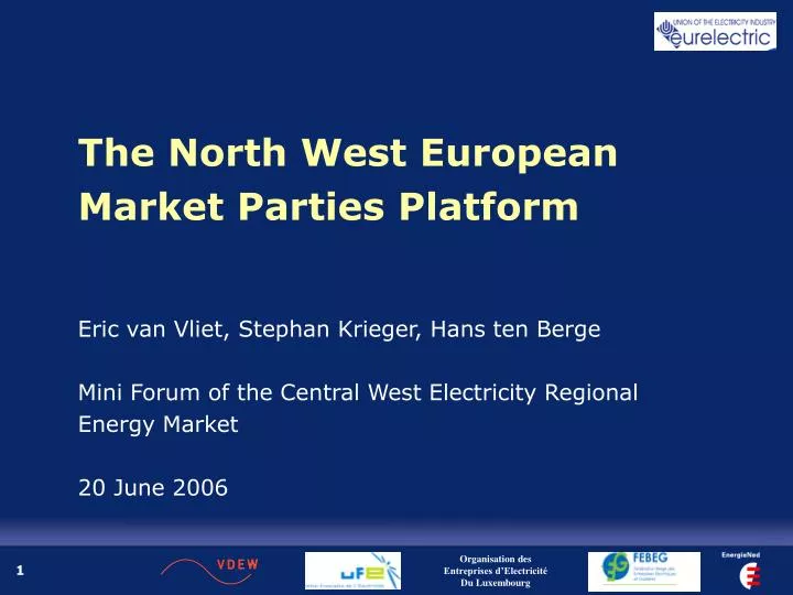 the north west european market parties platform