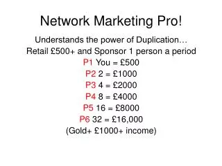 Network Marketing Pro!