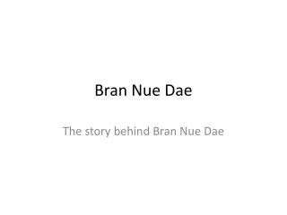 bran nue dae