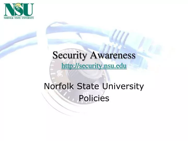 security awareness http security nsu edu