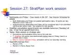 Strategic Planning Work Session Schedule and Assignment Details - slide 1