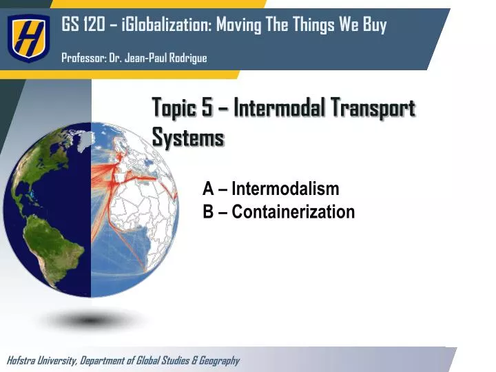 topic 5 intermodal transport systems