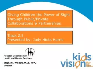 giving children the power of sight through public private collaborations partnerships