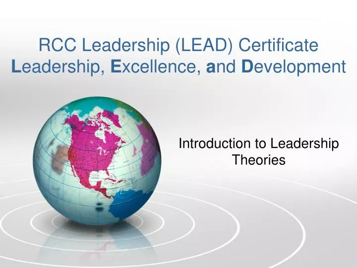 rcc leadership lead certificate l eadership e xcellence a nd d evelopment