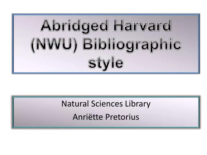 natural sciences library anri tte pretorius