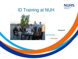 ID Training at NUH