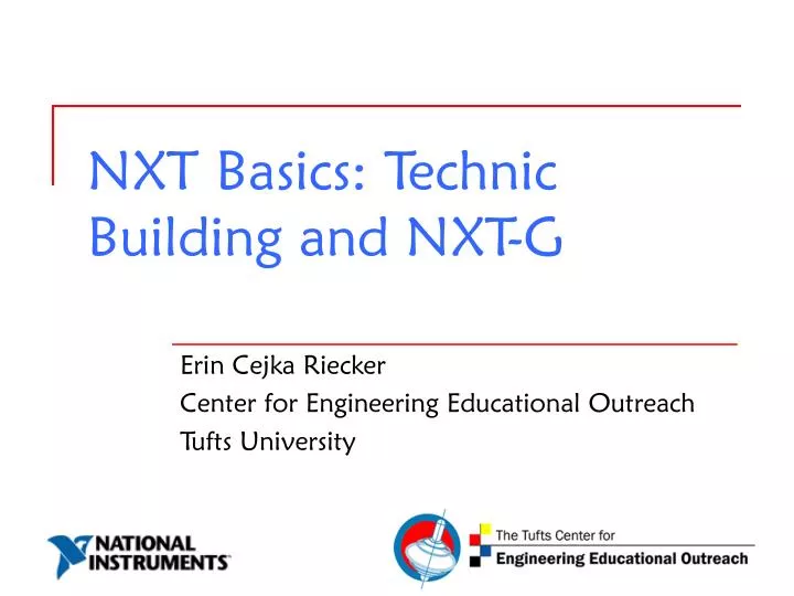 nxt basics technic building and nxt g