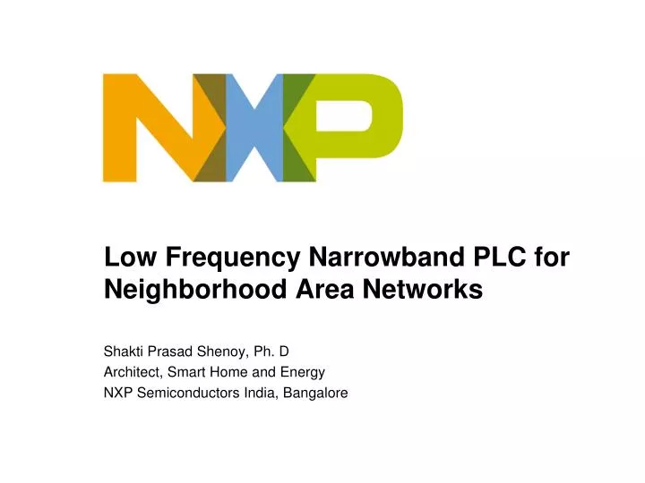 low frequency narrowband plc for neighborhood area networks