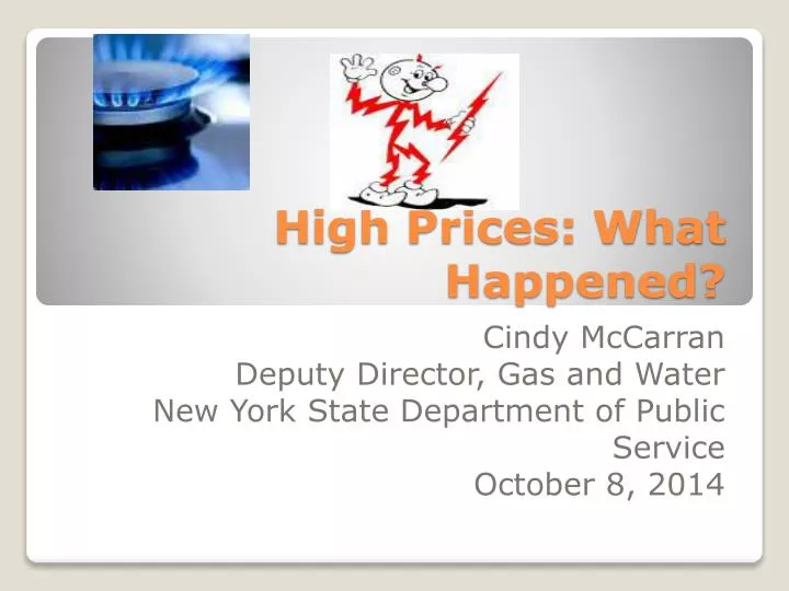 high prices what happened