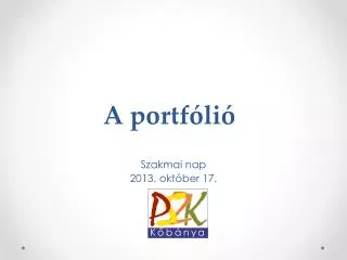 a portf li