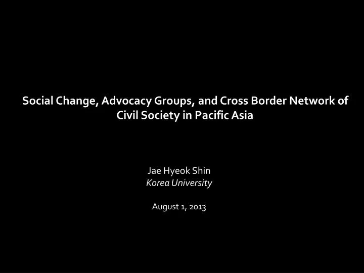 jae hyeok shin korea university august 1 2013