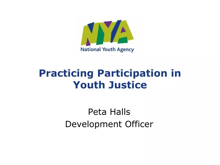 practicing participation in youth justice