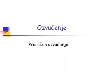 ozvu enje