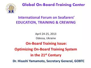 Global On-Board-Training Center