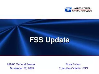 FSS Update